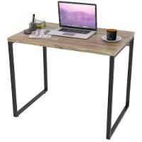 Mesa Para Escritório Estilo Industrial 90 Cm Carvalho - 1