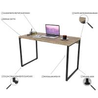 Mesa Para Escritório Estilo Industrial 120 Cm Carvalho