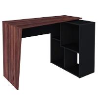 Mesa Para Escritório Escrivaninha Urban A02 Ipê Preto - 1