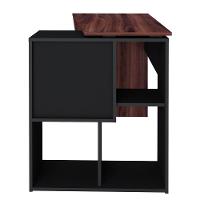 Mesa Para Escritório Escrivaninha Urban A02 Ipê Preto - 2