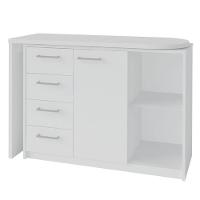 Mesa Para Escritório Extensível Escrivaninha Logan Branco