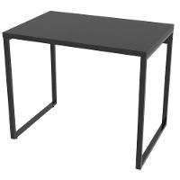 Kit 02 Mesas Para Escritório Home Office 90 Cm Preto Onix - 2