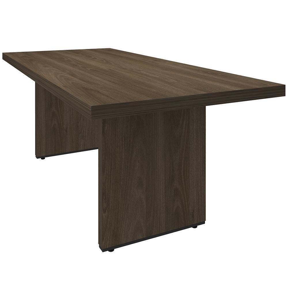 Mesa Para Escritório Reunião 204x90cm A02 Charuto Preto - 3