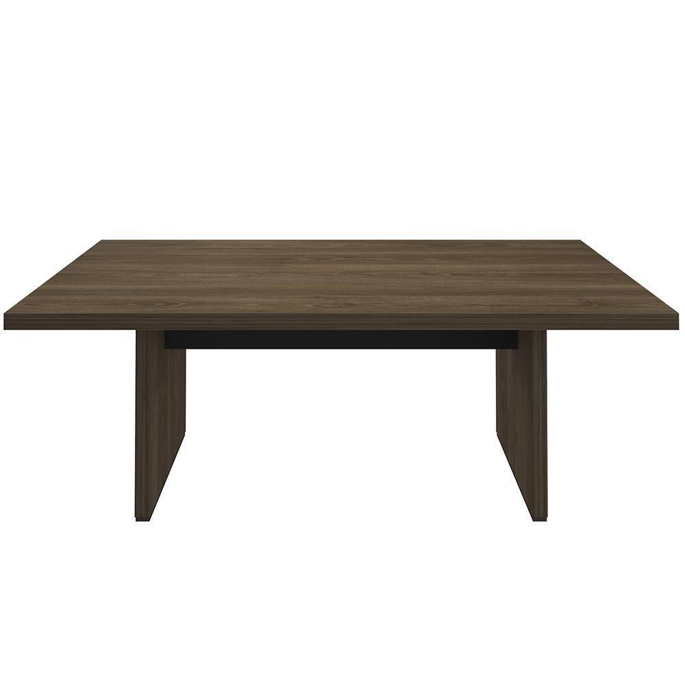 Mesa Para Escritório Reunião 204x90cm A02 Charuto Preto - 5