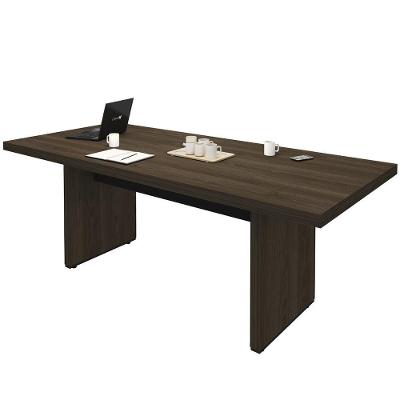 Mesa Para Escritório Reunião 204x90cm A02 Charuto Preto