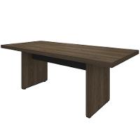 Mesa Para Escritório Reunião 204x90cm A02 Charuto Preto