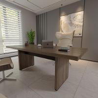 Mesa Para Escritório Reunião 204x90cm A02 Charuto Preto - 9