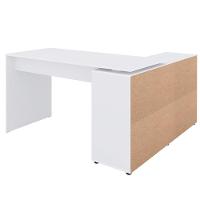 Mesa Para Escritório Extensível Escrivaninha Nero A2 Branco - 3