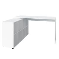 Mesa Para Escritório Extensível Escrivaninha Nero A2 Branco - 7