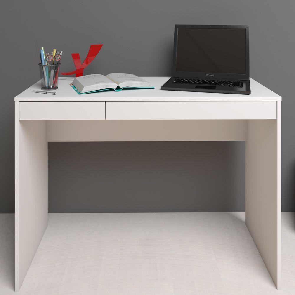Mesa Para Escritório Escrivaninha College A02 Branco - 7