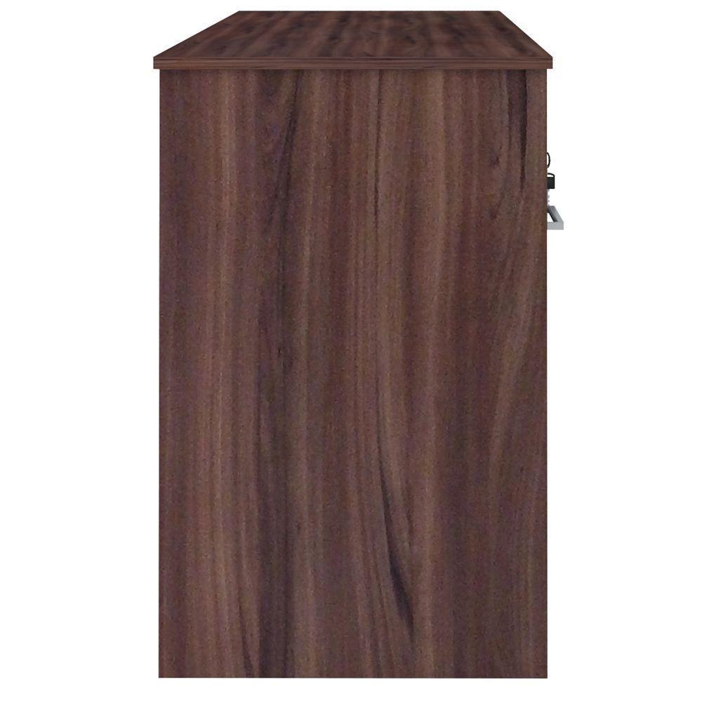 Mesa Para Escritório Escrivaninha Hall A02 Ipê Branco - 4