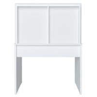 Mesa Para Escritório Escrivaninha Com Painel First Branco - 5