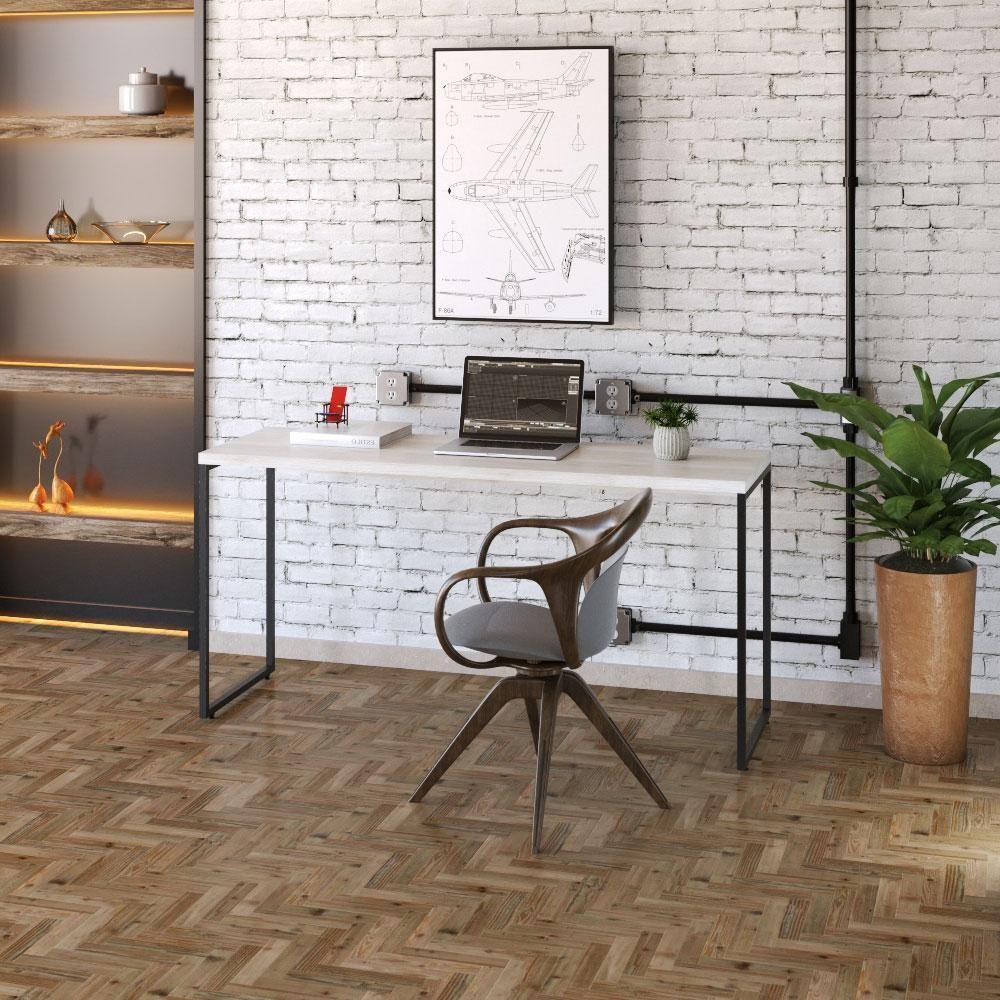 Mesa Para Escritório Industrial Aspen 150 Cm C01 Snow - 5