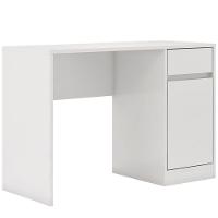 Escrivaninha Computador 1 Porta 1 Gaveta Branco - 3