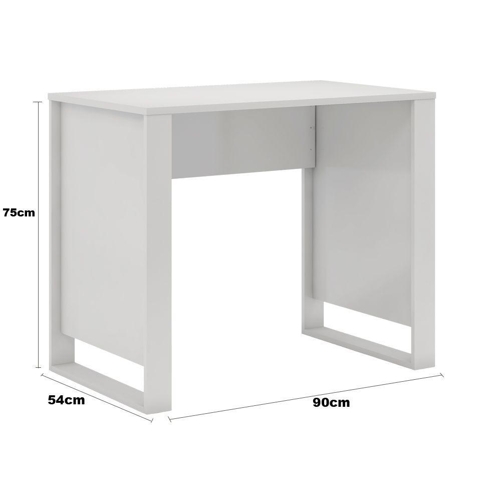 Mesa Computador Office Morada 90cm Branco Demóbile - 2
