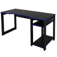 Mesa Computador Gamer Pretoe Azul - 5