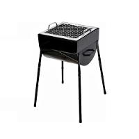 Churrasqueira Em Aço Pé E Grelha Fe 75x30x28cm - 1