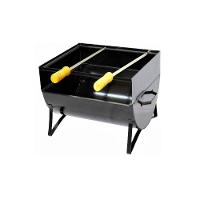 Churrasqueira Aço Carbono 2 Espeto Fe 30x28x24cm - 1