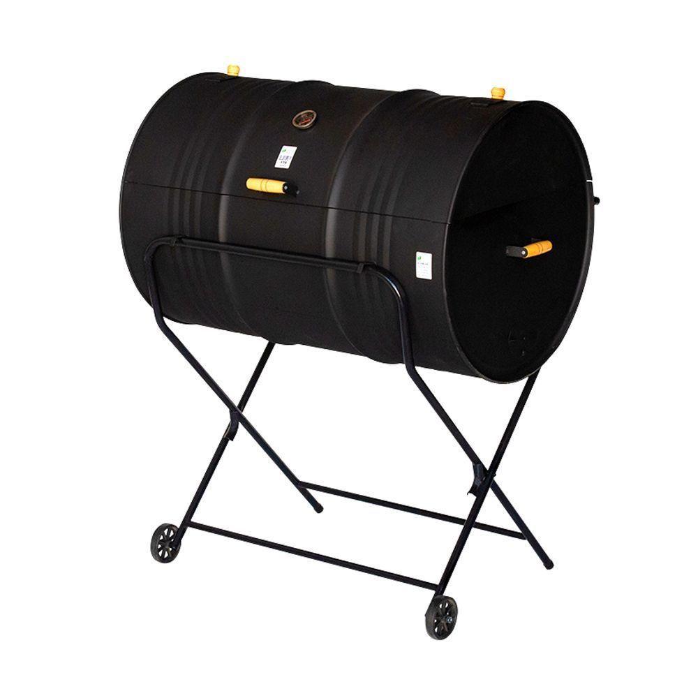 Churrasqueira Termômetro A Bafo Tambor Suporte E Rodas 200L - 2