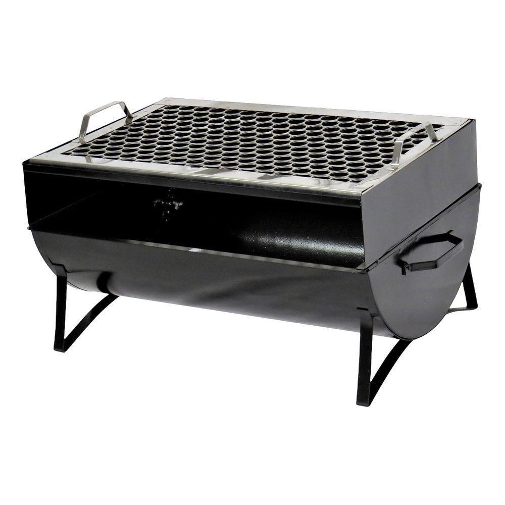 Churrasqueira Aço Carbono E Grelha Fe 44x30x24cm - 1