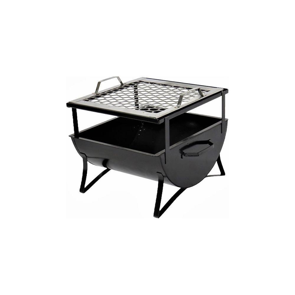 Churrasqueira Aço Carbono E Grelha Ab 30x28x24cm - 1