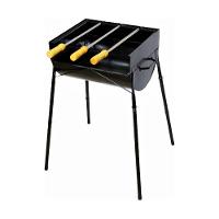 Churrasqueira Praia Campo Com Pé Aço 3 Espeto Fe 75X36X30Cm - 1