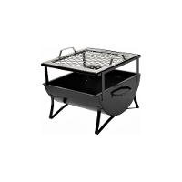 Churrasqueira Praia Campo Aço Carbono E Grelha Ab 30X28X24Cm - 1