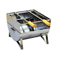 Churrasqueira Praia Campo Fechada Inox 2 Espetos 30x28x24cm - 1