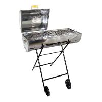 Churrasqueira Mega Grill Mista Inox Com 2 Grelhas 94X75X30Cm - 1