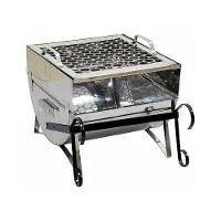 Churrasqueira Náutica Aberta Com Grelha Aço Inox 30x28x24cm - 1