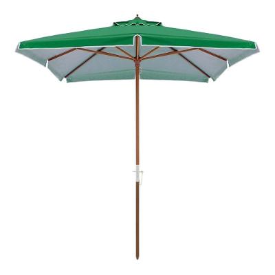 Ombrellone Quadrado Sardenha 2,05 M Premium Bagum Madeira Verde