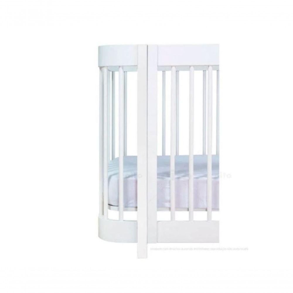 Berço Lola Branco + Colchão Incluso - 2