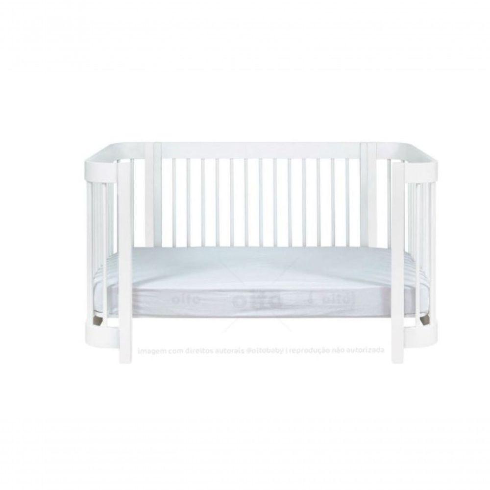 Berço Lola Branco + Colchão Incluso - 4