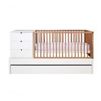 Berço Encanto Branco Com Grades Em Madeira + Colchão Incluso - 8