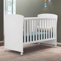 Kit Mini Cama Guarda Roupa 3 Portas 2 Gavetas Branco