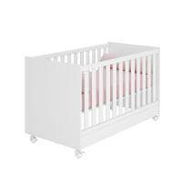Berço Mini Cama Com Rodizio Brilhar Q01 Branco - 1