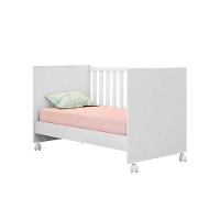 Berço Mini Cama Com Rodizio Brilhar Q01 Branco - 2