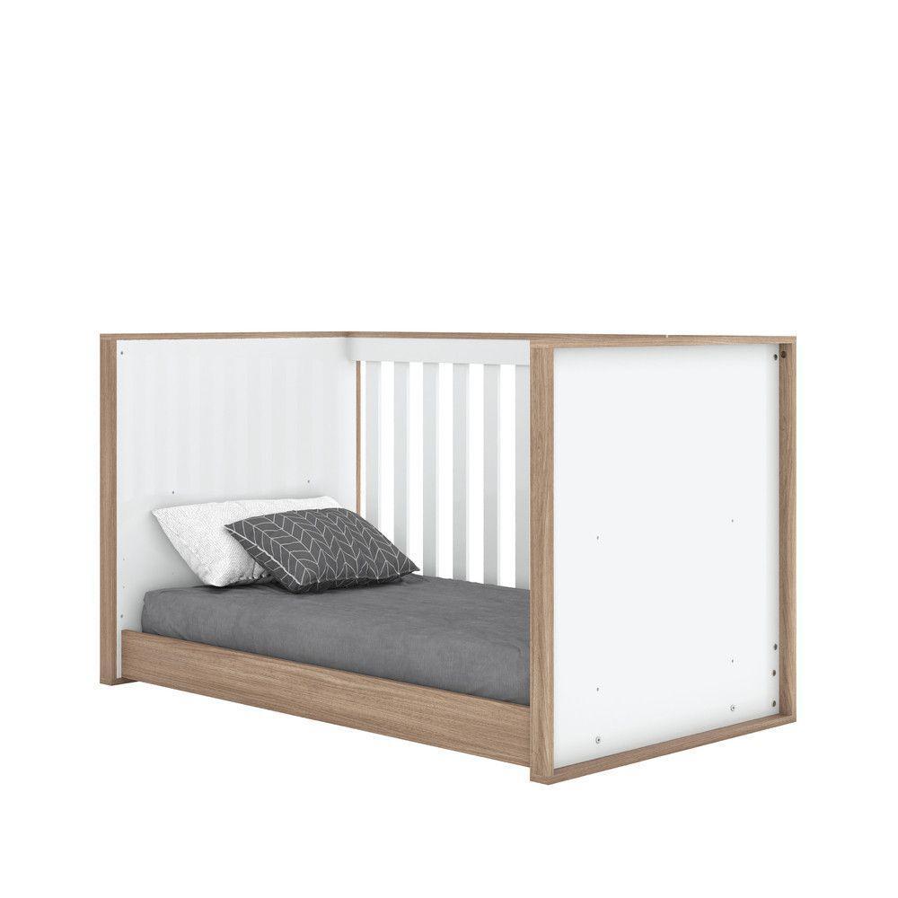 Berço Mini Cama 3 Em 1 Confete Henn Branco Com Jequitibá Hp - 8