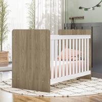 Berço Labirinto Henn Rústico Com Branco - 1