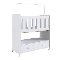 Mini Berço Moisés 2 Gavetas Certificado Pelo Inmetro By 510 Branco - 1