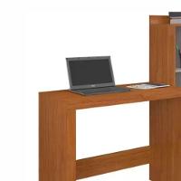 Escrivaninha Alana Com Estante Jcm Movelaria Cinamomo Off White