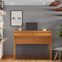 Escrivaninha Felícia Com 2 Gavetas E Chave Jcm Movelaria Cinamomo - 8