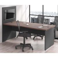 Mesa Com Painel Bot Freijo Preto - 1