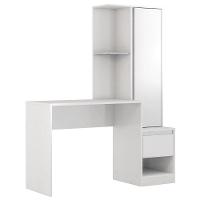 Escrivaninha Com Armário 1 Porta 1 Gaveta Branco - 1