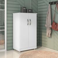 Conjunto Home Office Mesa Escrivaninha E Armário Branco - 2