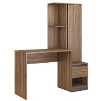 Escrivaninha Com Armário 1 Porta 1 Gaveta Amendola/grafito - 1