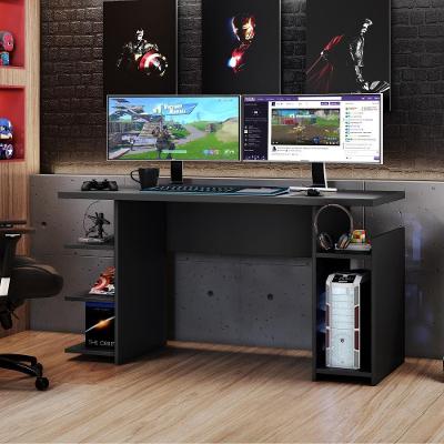 Mesa Gamer 1,36M Preto Tx Nt2065 Notável Móveis Preto
