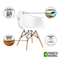 Escrivaninha Estilo Industrial Malta Preta 137X53Cm Base Cobre Com 1 Poltrona Branca Eam Marrom - 7