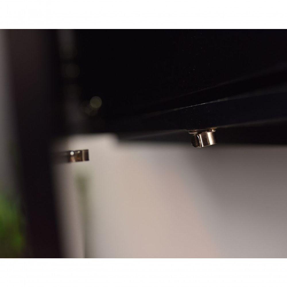 Mesa Home Office Escrivaninha Retrátil Preto - 3