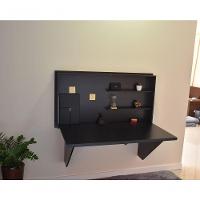 Mesa Home Office Escrivaninha Retrátil Preto - 9